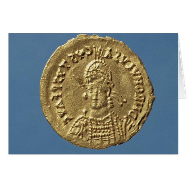 Solidus  of Romulus Augustulus (Front Horizontal)
