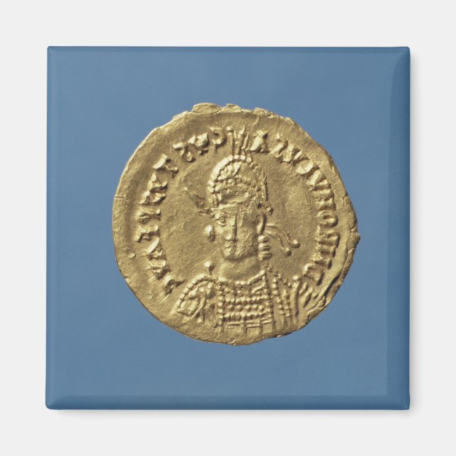 Solidus  of Romulus Augustulus Magnet (Front)