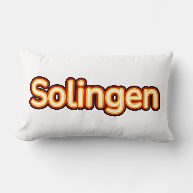 Solingen Deutschland Germany Lumbar Cushion (Front)
