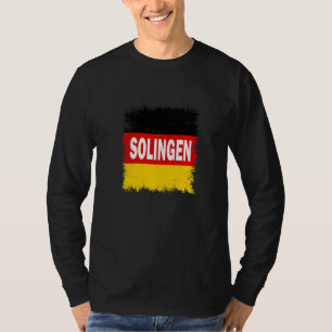 Solingen Germany With German Flag T-Shirt