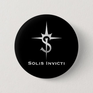 Solis Invicti Badge (Silver, with text)