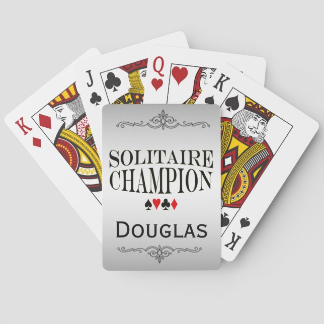 Solitaire Champion Playing Cards (Back)