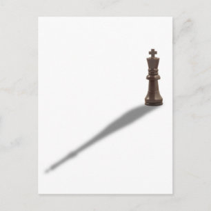 Solitary Black King Postcard