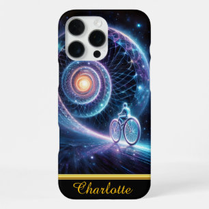 Solitary cyclist rides  iPhone 16 pro max case
