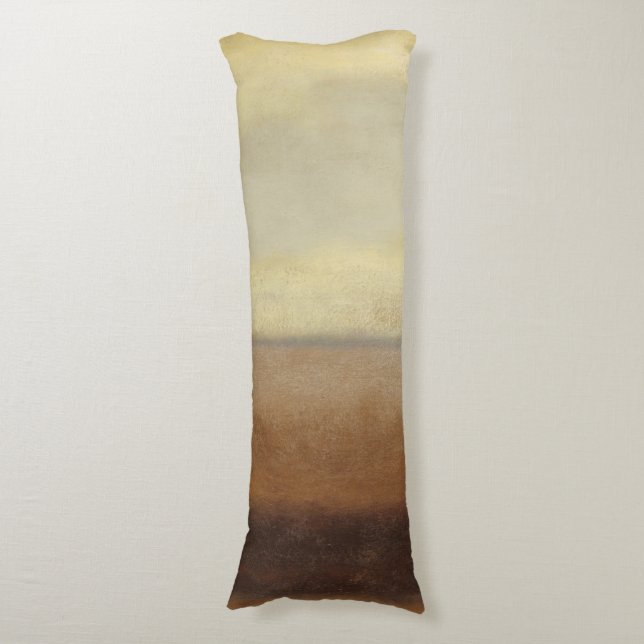 Solitary Desert Landscape by Norman Wyatt Body Cushion (Front Vertical)