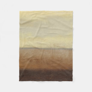 Solitary Desert Landscape by Norman Wyatt Fleece Blanket