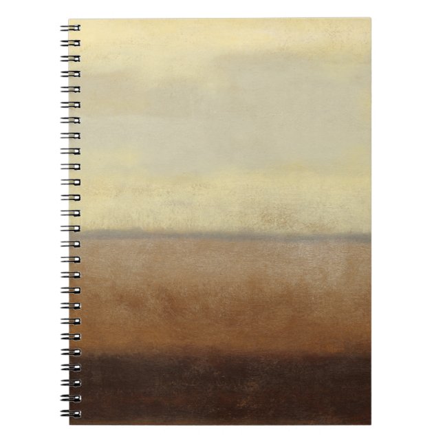 Solitary Desert Landscape by Norman Wyatt Notebook (Front)