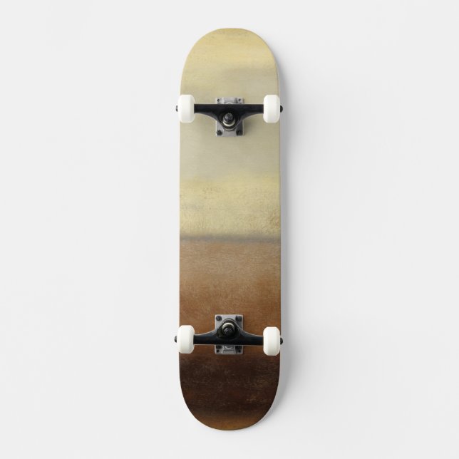 Solitary Desert Landscape by Norman Wyatt Skateboard (Front)