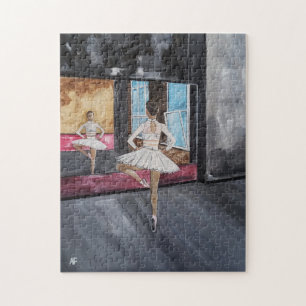 Solitary Grace Painting by Alfred Fox Jigsaw Puzzle