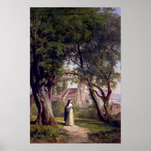 solitary nun poster