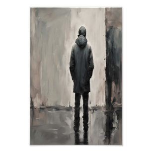 Solitary Reflection – Minimalist Art Photo Print