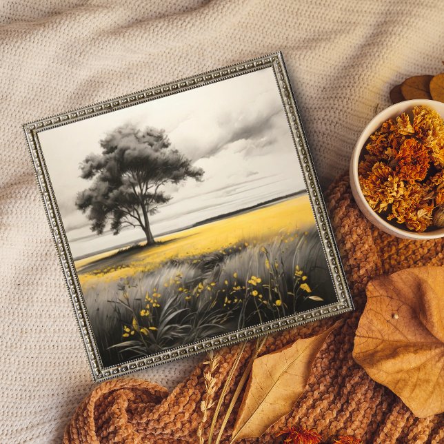 Solitary Sentinel: A Timeless Landscape Photo Print (Creator Uploaded)