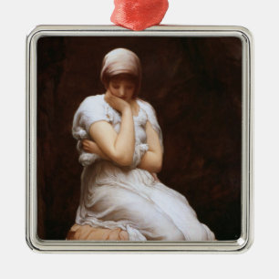 Solitude (by Frederic Leighton) Metal Ornament