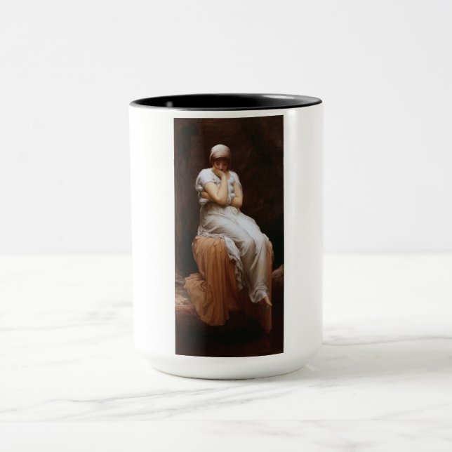 Solitude (by Frederic Leighton) Mug (Center)