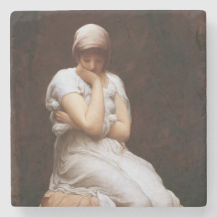 Solitude (by Frederic Leighton) Stone Coaster