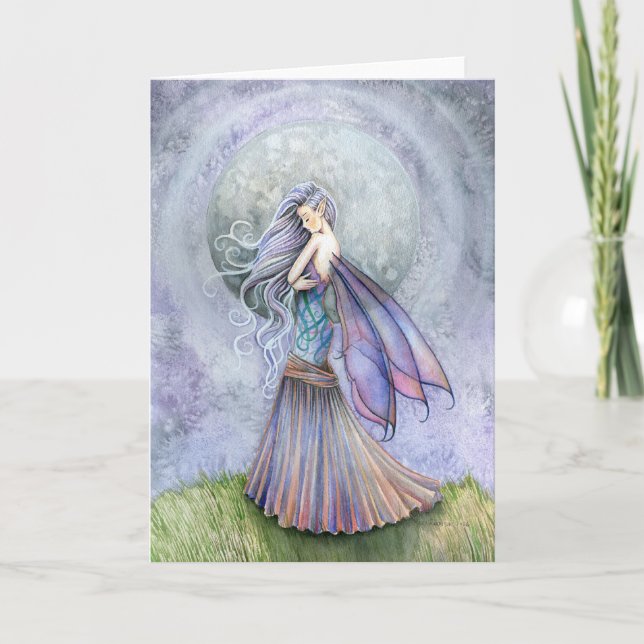 Solitude Fairy Greeting Card ~ Blank (Front)