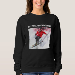 Solitude Mountain Utah Skiing Skier Ski Souvenir M Sweatshirt