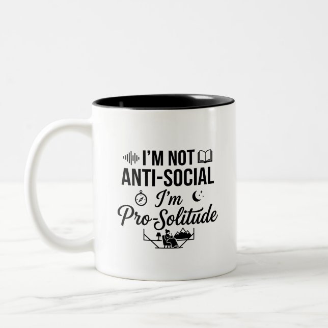 Solitude Sanctuary Coffee Mug (Left)