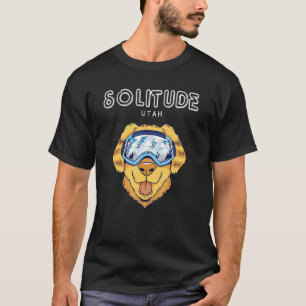 Solitude Utah - Funny Dog Ski Googles T-Shirt