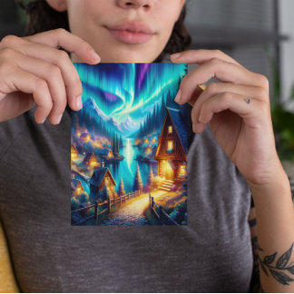 Solitudes Haven: A Cabin Retreat Postcard