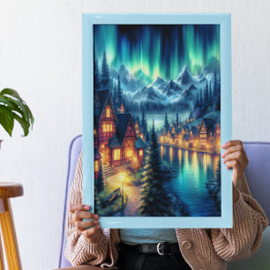 Solitudes Haven: A Cabin Retreat Poster