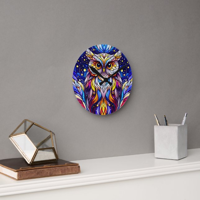 Solitudes Sanctuary A Ceramic Path to Reflection Round Clock (Office)
