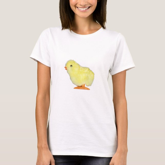 Solo Chick on Transparent T-Shirt (Front)