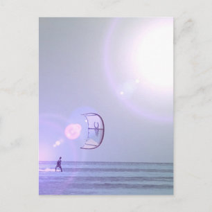 Solo Kiteboard Postcard