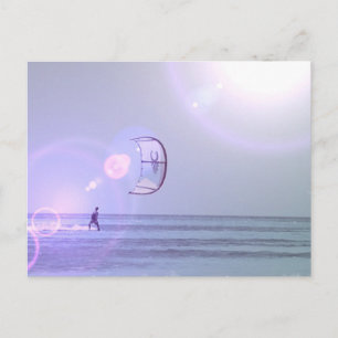 Solo Kiteboard Postcard