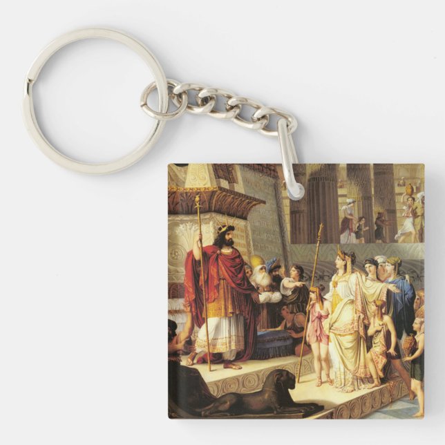 Solomon and the Queen of Sheba - Giovanni De Min Key Ring (Front)