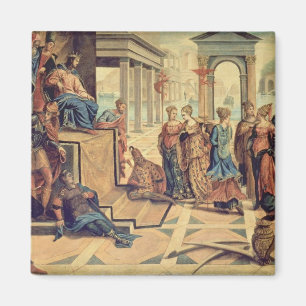Solomon and the Queen of Sheba Magnet