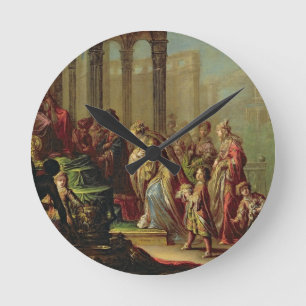 Solomon and the Queen of Sheba, or Esther before A Round Clock