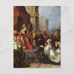 Solomon and the Queen of Sheba Postcard