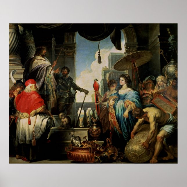 Solomon and the Queen of Sheba Poster (Front)