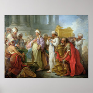 Solomon Before the Ark of the Covenant, 1747 Poster
