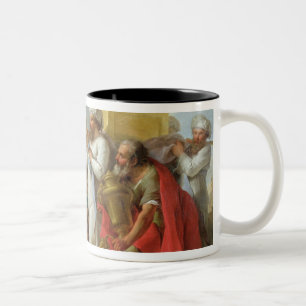 Solomon Before the Ark of the Covenant, 1747 Two-Tone Coffee Mug