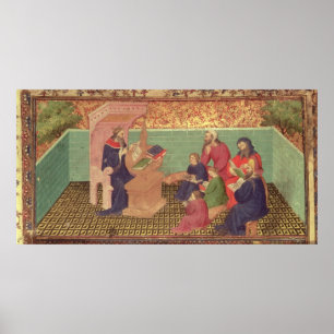 Solomon dictates the Proverbs Poster