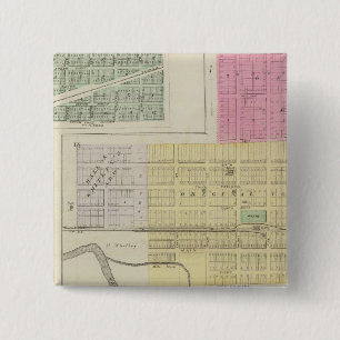 Solomon, Enterprise, Dillon, Detroit, Kansas 15 Cm Square Badge