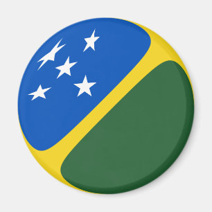Solomon Islands Fisheye Flag Magnet