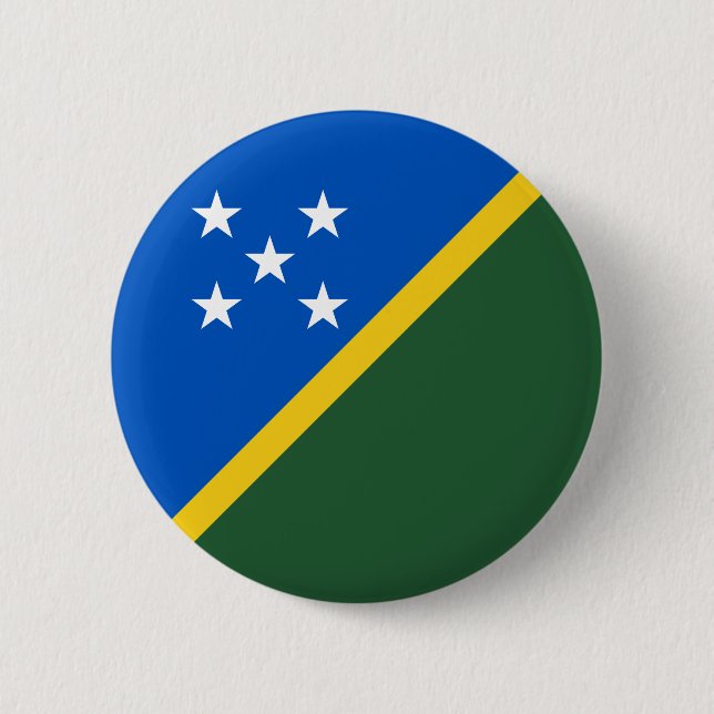 Solomon Islands Flag 6 Cm Round Badge (Front)