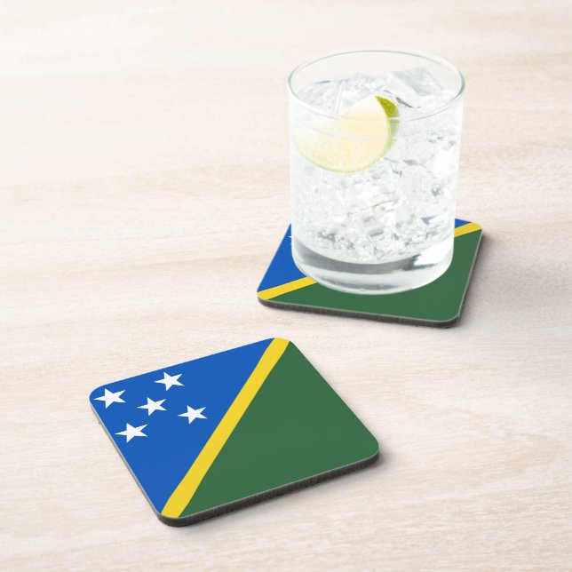Solomon Islands Flag Coaster (Right Side)