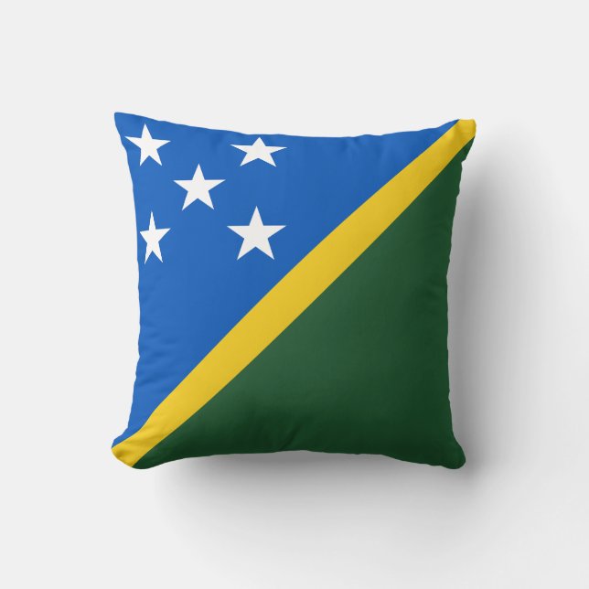 Solomon Islands Flag Cushion (Front)