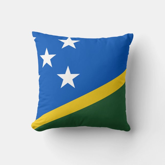 Solomon Islands Flag Cushion (Front)