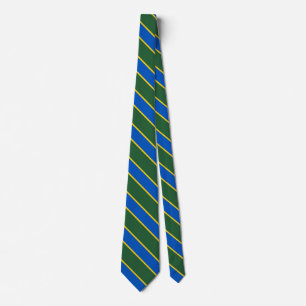 Solomon Islands Flag Elegant Patriotic Neck Tie
