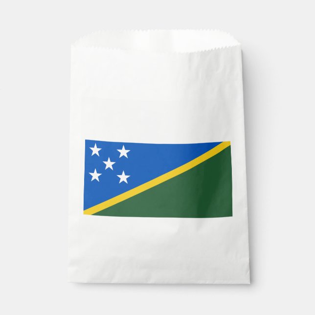Solomon Islands Flag Favour Bag (Front)