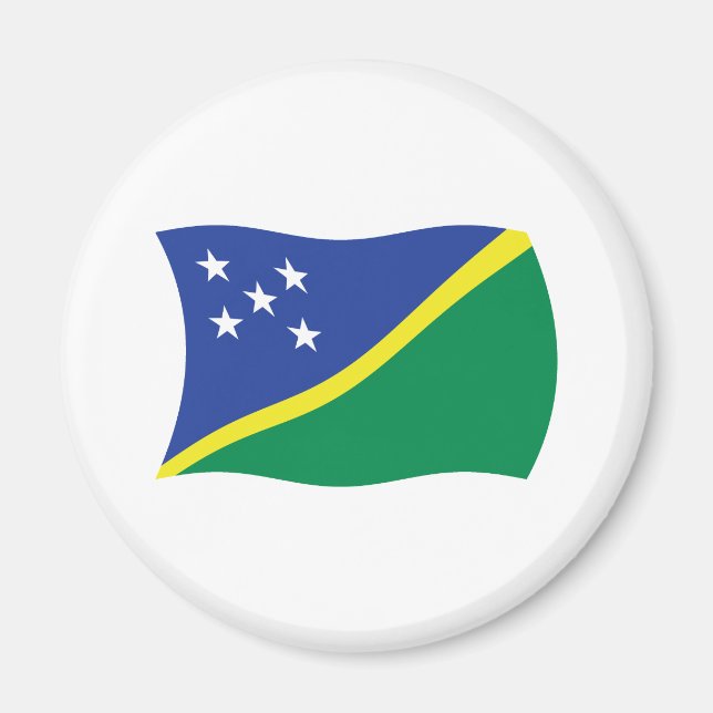 Solomon Islands Flag Magnet (Front)