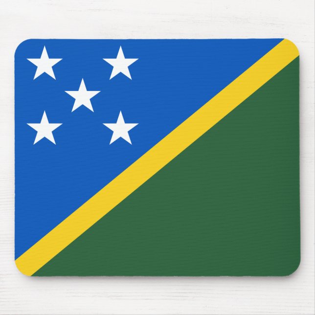 Solomon Islands Flag Mouse Pad (Front)