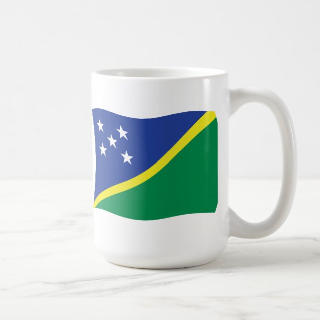 Solomon Islands Flag Mug (Right)