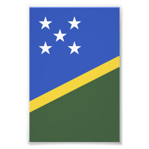 Solomon Islands flag Photo Print