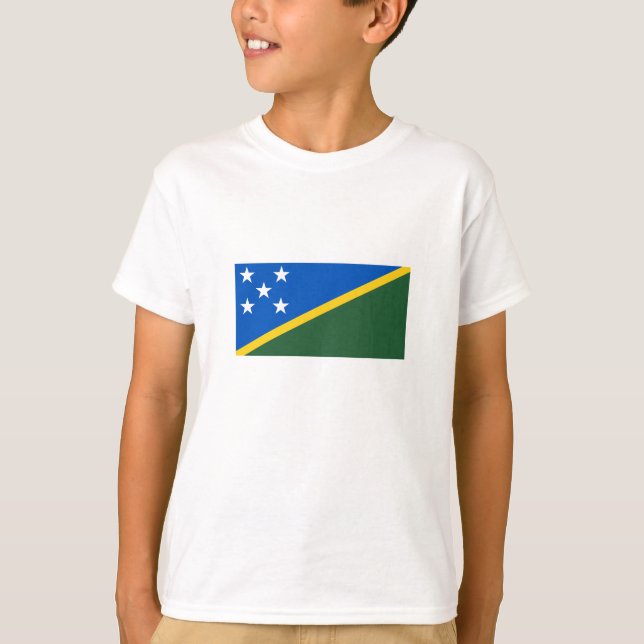 Solomon Islands Flag T-Shirt (Front)